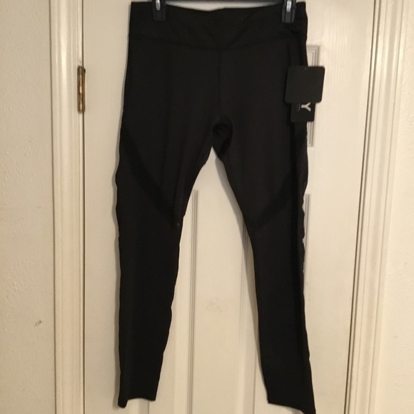 NWT Andrew Marc New York Performance Compression Performance Black Leggings - Picture 4 of 15